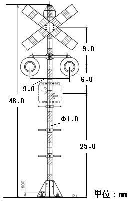 日本信号踏切 踏切模型 可動式遮断機 美術品・アンティーク