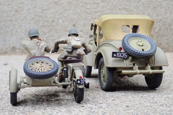 ◉九七式側車付自動二輪車 陸王（PIT-ROAD 1/35）2022年6月完成 : T.M.