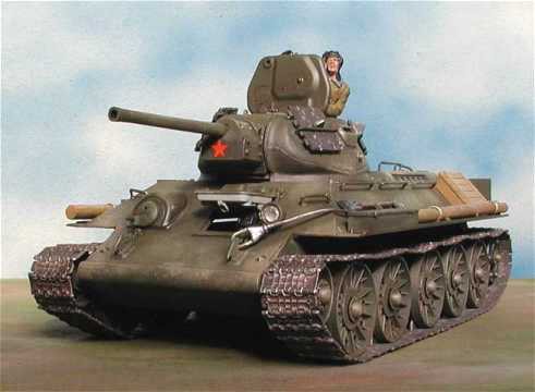 ◉T34/76 1942年型（TAMIYA MM49 1/35）2002年1月完成 : T.M.のプラモ