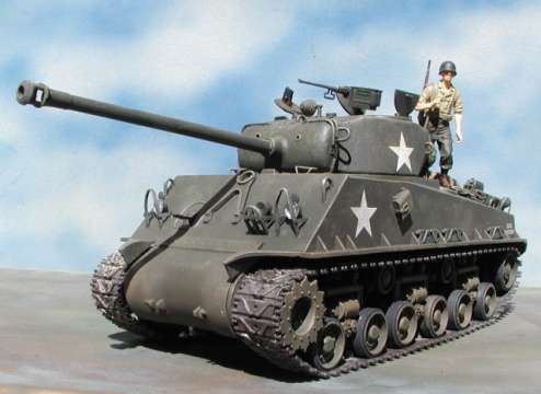 ◉M4A3E8シャーマン（TAMIYA 1/35 MT18）1974年以前に製作＆レストア