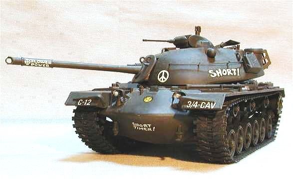 ◉M48A2パットン（MONOGRAM 1/35）1979年ごろに製作・2020年に