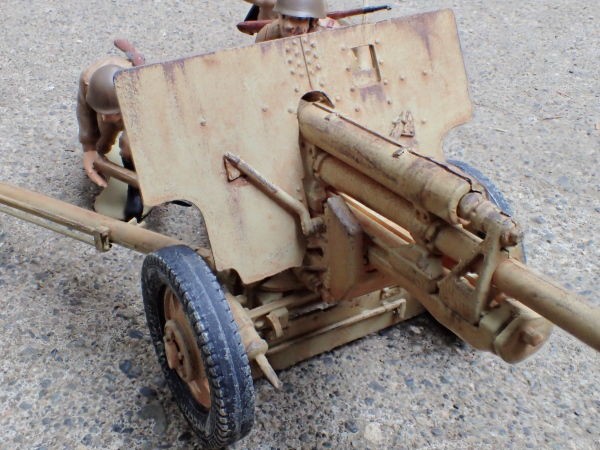 DINKY野戦砲3点セット ◉76.2mm野砲 ZIS-3 （ITALERI 1/35）1976年ごろ