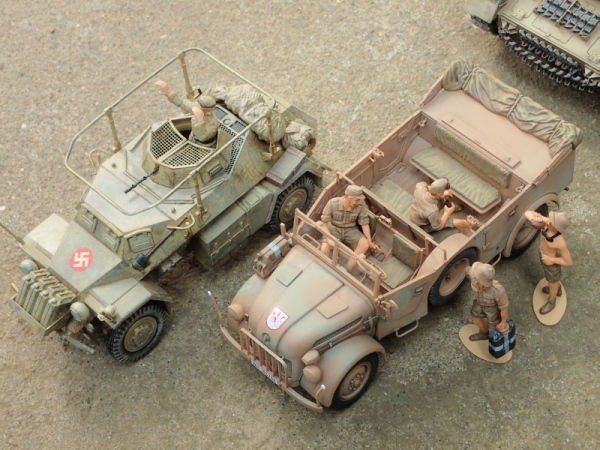 ◉シュタイヤー1500A/01 アフリカ軍団休息セット （TAMIYA 1/35