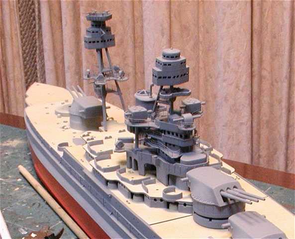 ◉戦艦アリゾナ（BANNER 1/350）2006年2月完成 : T.M.のプラモMUSEUM