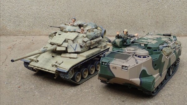 ◉水陸両用兵車 LVTP7A1 シードラゴン（TAMIYA 1/35 MM136