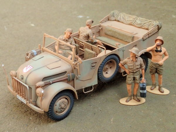 ◉シュタイヤー1500A/01 アフリカ軍団休息セット （TAMIYA 1/35 MM305