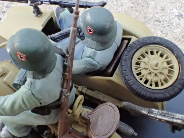 ◉BMW R75サイドカーセット（TAMIYA 1/35 MM16）1990年代に製作