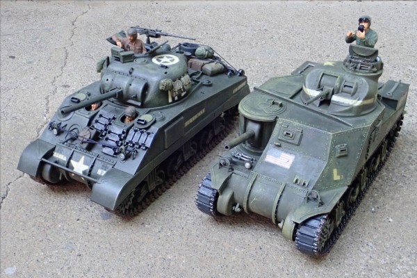 ◉M3リー中戦車（TAMIYA 1/35 MM39）1974年製作・2023年7月
