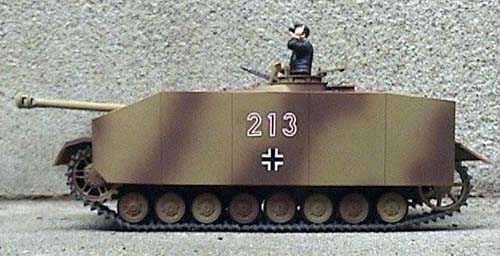 ◉4号突撃砲（TAMIYA 1/35 MM87）1996年ごろに製作 : T.M.の