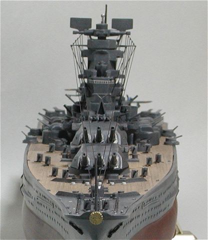 ◉戦艦大和（HASEGAWA 1/450）2007年10月完成 : T.M.のプラモMUSEUM