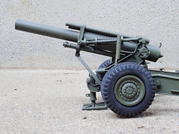 ◉M1 155mm榴弾砲 (MAX 1/35) 1975年に制作（実物写真あり） : T.M.の