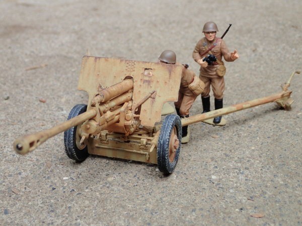 ◉76.2mm野砲 ZIS-3 (ITALERI 1/35)1976年ごろに製作し、2022 ◉76.2mm野砲 ZIS-3 (ITALERI 1/35)1976年ごろに製作し、2022