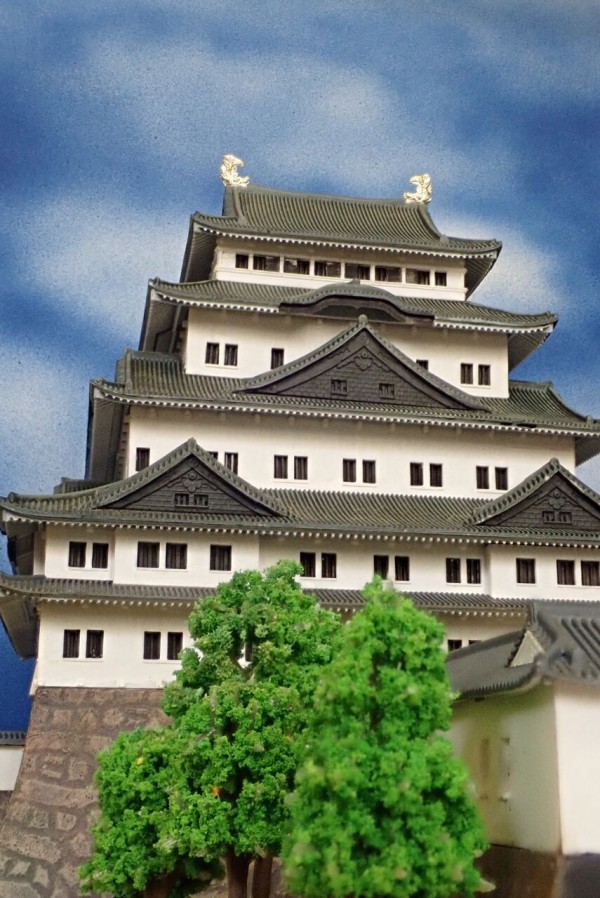 ◉大名古屋城（FUJIMI 1/300） 1980年製作・2024年2月上台所を
