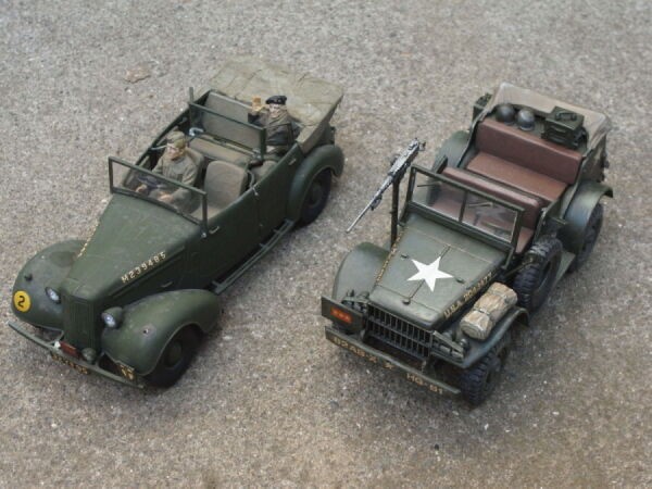 ◉WC56コマンドカー（TOMY/MAX1/35）1975年に製作 : T.M.のプラモMUSEUM