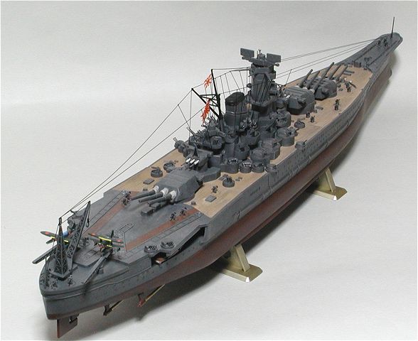 ◉戦艦大和（HASEGAWA 1/450）2007年10月完成 : T.M.のプラモMUSEUM