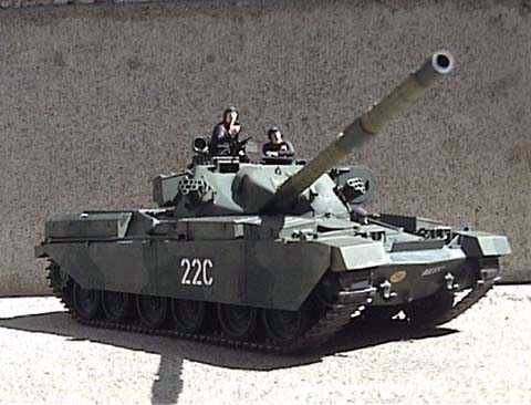 ◉チーフテンマーク5（TAMIYA 1/35 MM68）1980年ごろに製作