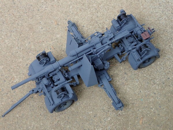 ◉88mm砲 FLAK36/37（TAMIYA 1/35 MM17）1972年製作&レストア : T.M.の