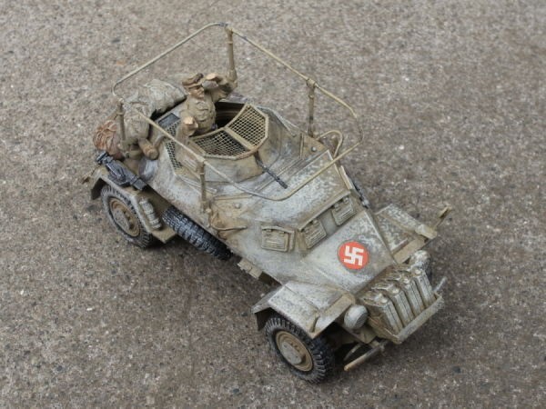 ◉4輪装甲車sdkfz223（TAMIYA 1/35 MM62）～1979製作 : T.M.の
