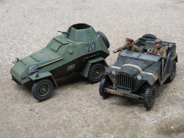 ◉GAZ67B（TAMIYA 1/35 MM21）1973年製作 : T.M.のプラモMUSEUM