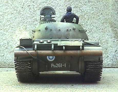 ◉T55 マインローラ装備型（TRUMPETER 1/35）2002年3月完成