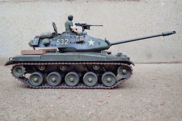 ◉M41ウォーカーブルドッグ（TAMIYA 1/35 MM55）1980年代に製作