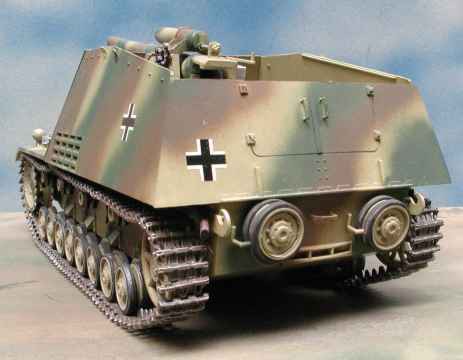 ◉フンメル自走砲（DRAGON 1/35）1990年代後半に完成 : T.M.の