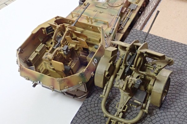 【依頼作品】1/35 ドイツ20ミリ機関砲とクルー 依頼作品】1/35 ドイツ20ミリ機関砲とクルー