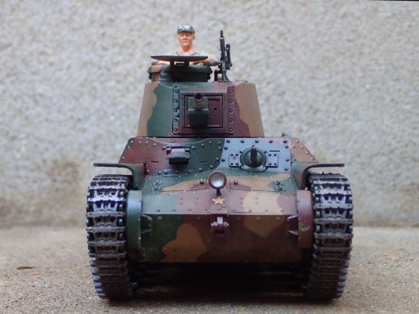 ◉九七式中戦車チハ改（TAMIYA 1/35 MM137）1987年製作 : T.M.の