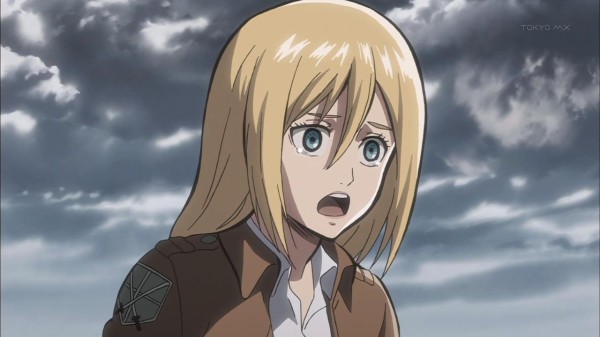 進撃の巨人 胸の形がよくわかるワイシャツ姿のクリスタちゃんが天使過ぎて劣情を催しちゃうな A おたなめっ