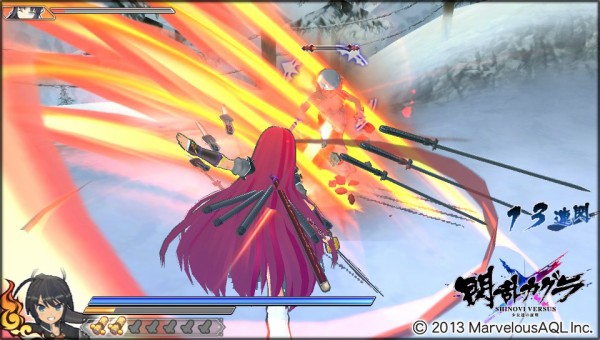 閃乱カグラ 少女達の証明】焔紅蓮隊ストーリーをプレイ中！赤い