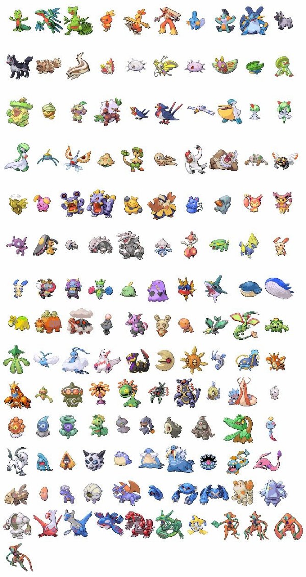 第3世代のポケモンのデザインが好きな奴wｗｗ 徒歩のポケモンまとめブログ