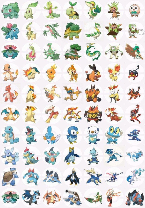 ポケモンの歴代御三家ｗｗｗｗｗ 徒歩のポケモンまとめブログ