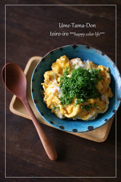 梅玉丼 : トイロ公式ブログ【日々のこと～暮らしを彩る料理とモノ