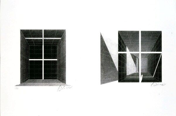 安藤忠雄の版画 第1回ときの忘れものエディション展より