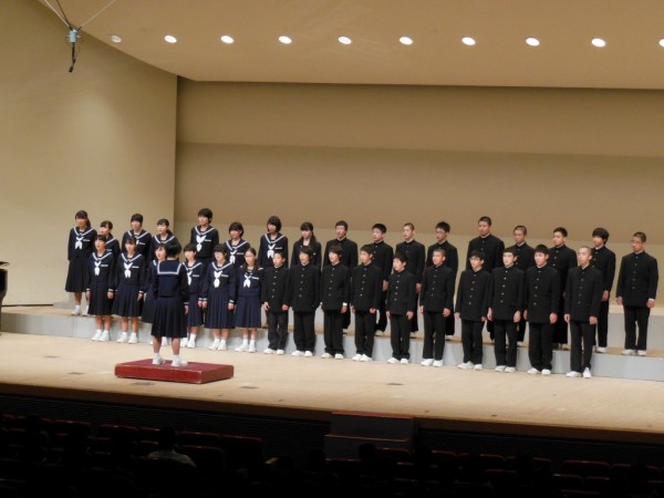 中２合唱の様子 桐光学院 芝本校ブログです