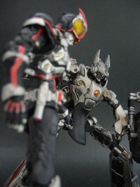 S.I.C. 極魂 Vol.6 Masked Rider FAIZ with Vol.9 AUTO VAJIN