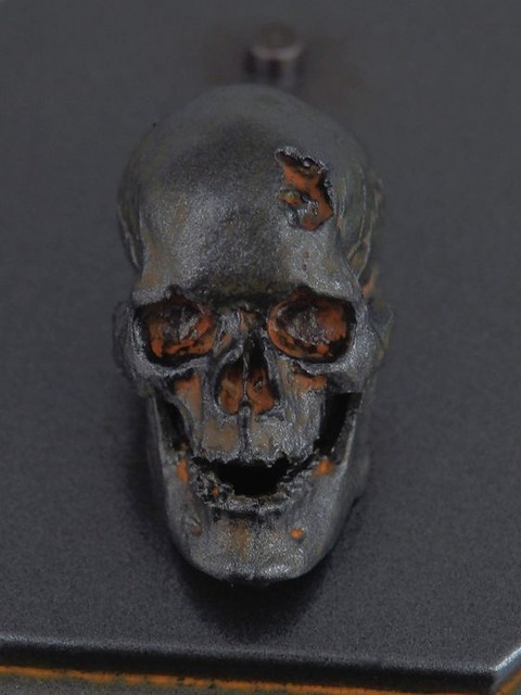 海洋堂 KT Project KT-009 タケヤ式自在置物 骸骨武者 -鉄錆地調