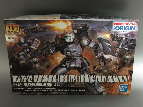 HG THE ORIGIN RCX-76-02 ガンキャノン最初期型（鉄騎兵中隊機） : とこぶろ -S.I.C.に囲まれる日々-