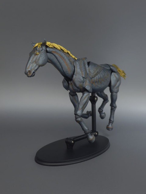 海洋堂 KT Project KT-007 タケヤ式自在置物 馬 -鉄錆地調