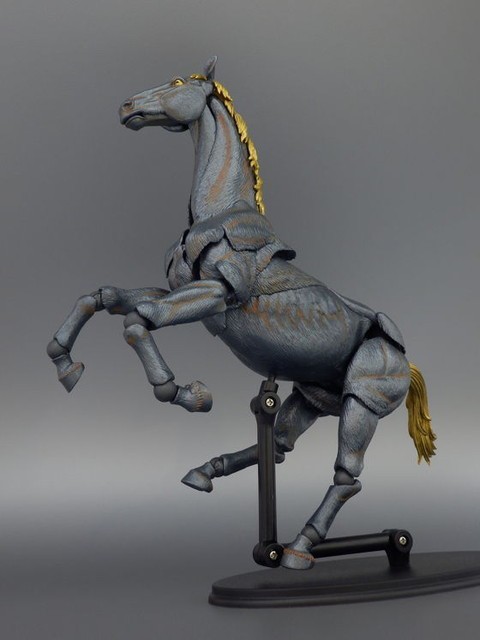 海洋堂 KT Project KT-007 タケヤ式自在置物 馬 -鉄錆地調