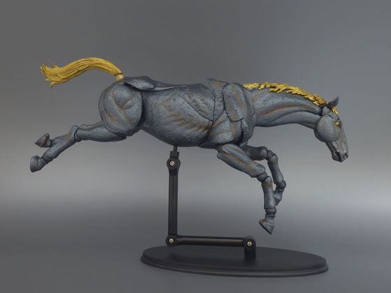 海洋堂 KT Project KT-007 タケヤ式自在置物 馬 -鉄錆地調