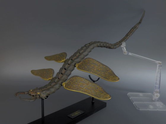 海洋堂 KT Project KT-011 タケヤ式自在置物 蛇螻蛄 -鉄錆地調