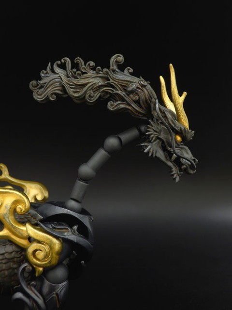 海洋堂 KT Project KT-001 タケヤ式自在置物 麒麟 -鉄錆地調-（可動