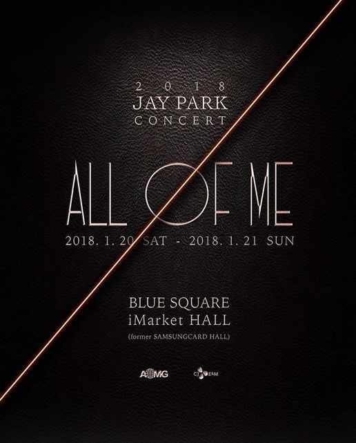 仮予約】2018 JAY PARK～パク・ジェボム～コンサート「All Of Me