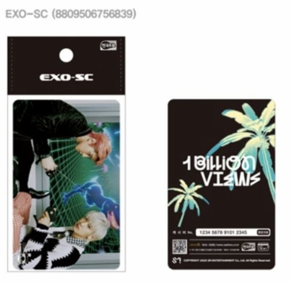 新規！】EXO-SC (セフン＆チャニョル）CASHBEE 交通カード 購入代行