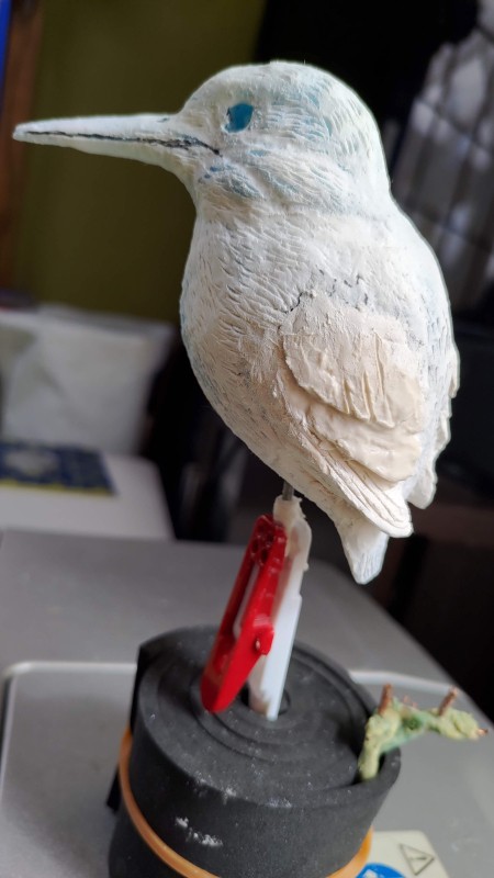 カワセミ・カービングを作ってみた♪ : 野鳥日記 Ⅱ
