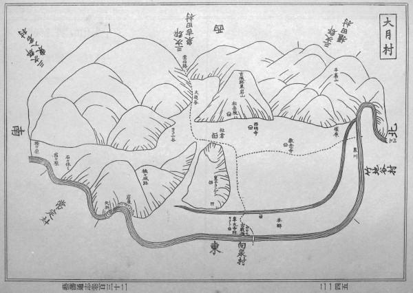 芸藩通志絵図 恵蘇郡 川北村～向泉村 : とんぼ草