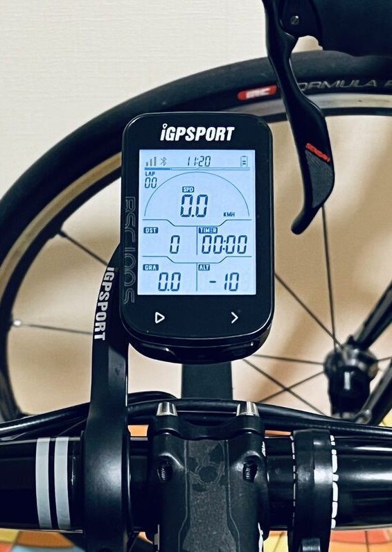 サイクルコンピュータ（iGPSPORT BSC100S）使ってみた : グラベル