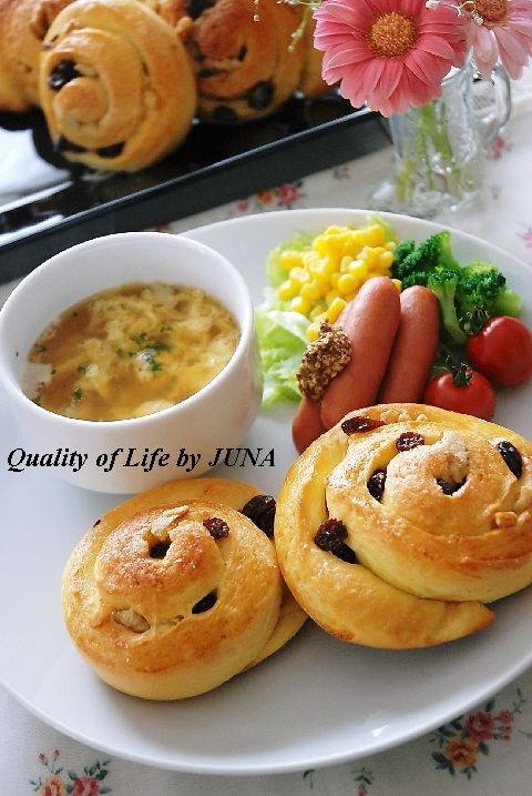 レーズン＆くるみのうずまきパン＆カフェ風アレンジ : Quality of Life by JUNA Powered by ライブドアブログ