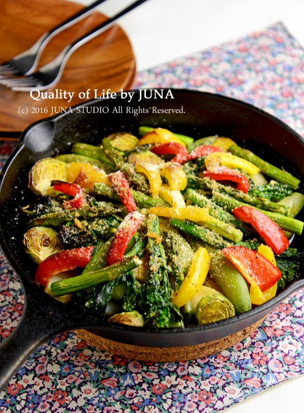 春野菜たっぷり♪スキレット焼き : Quality of Life by JUNA Powered